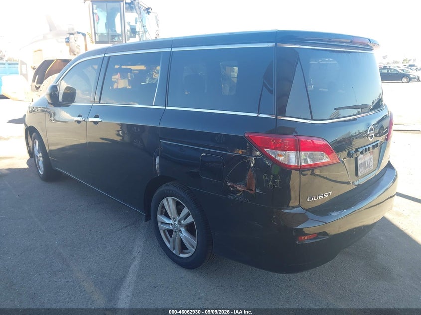 Vin: jn8ae2kp5c9049016, lot: 46562457, nissan quest s 20123