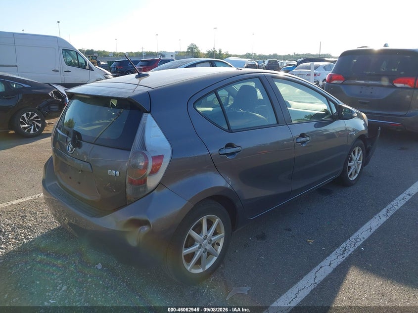 TOYOTA PRIUS C 2012 VIN JTDKDTB31C1028233