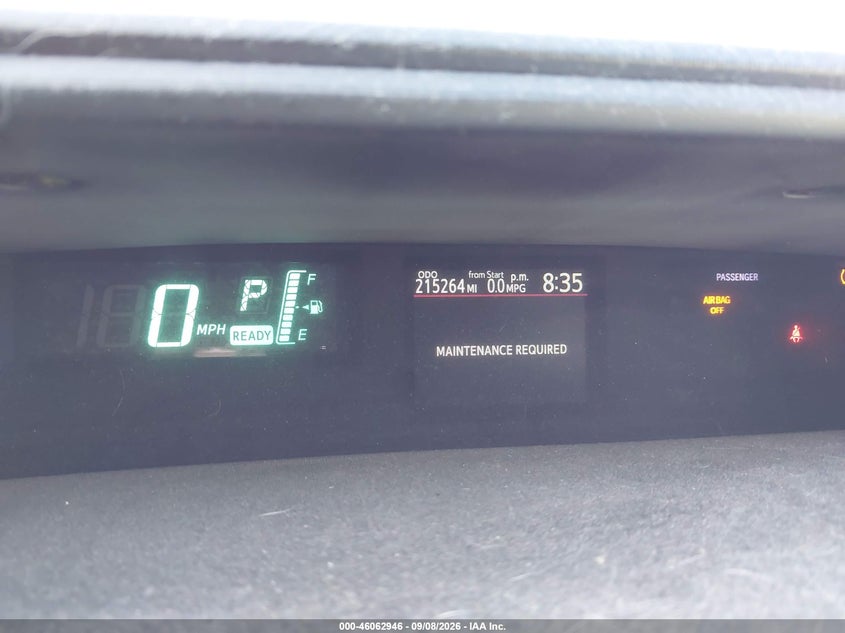 TOYOTA PRIUS C 2012 VIN JTDKDTB31C1028233