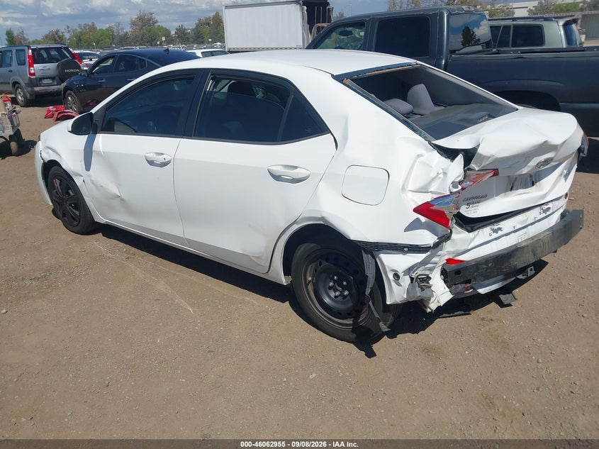 Vin: 2t1burhe9hc925539, lot: 46562482, toyota corolla le 20173