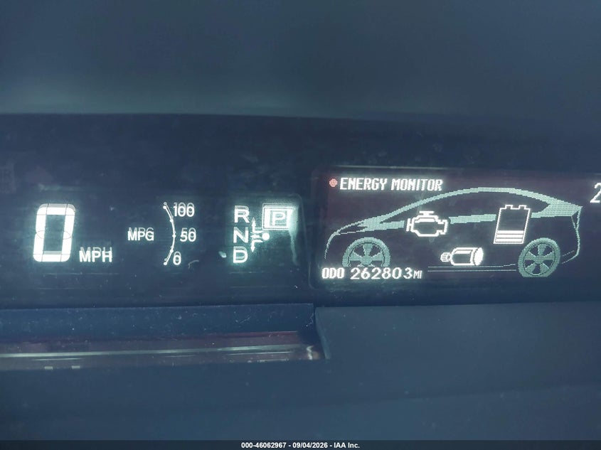 TOYOTA PRIUS 2010 VIN JTDKN3DU7A0108951