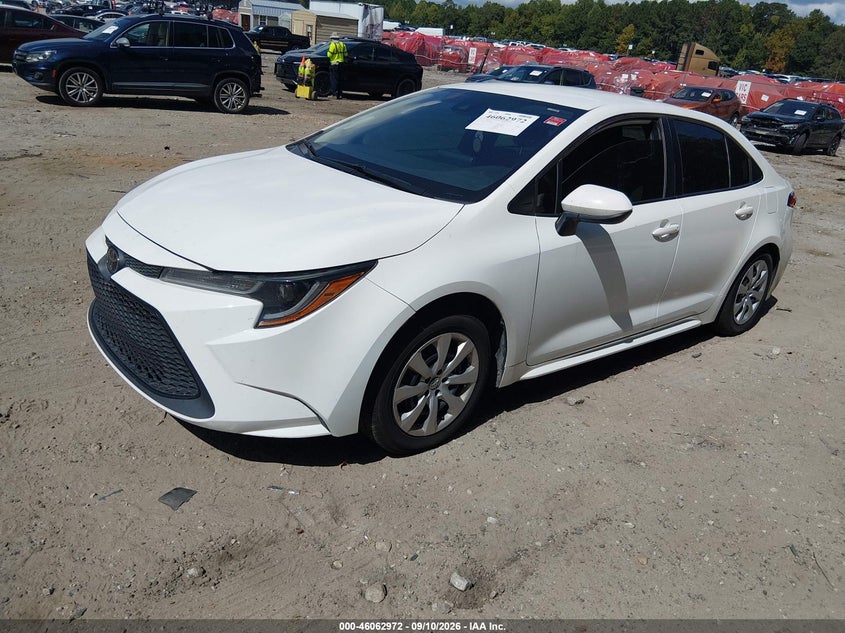 Vin: 5yfepmae0np298548, lot: 46562499, toyota corolla le 20222