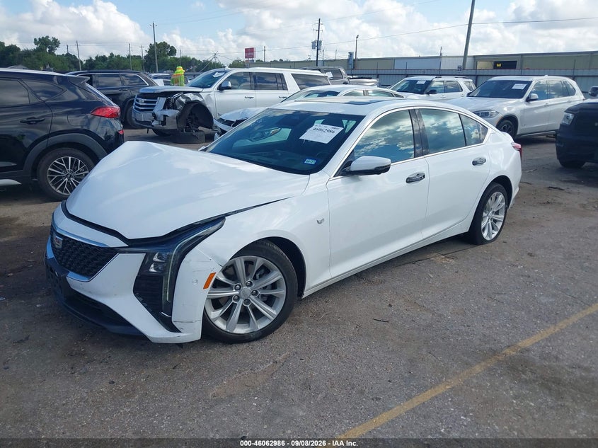 Vin: 1g6dn5rk3s0121230, lot: 46562512, cadillac ct5 premium luxury rwd 20252