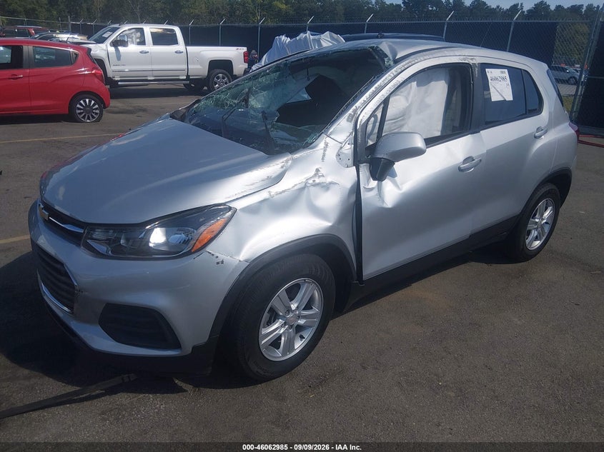Vin: kl7cjksm8nb523359, lot: 46562514, chevrolet trax fwd ls 20222