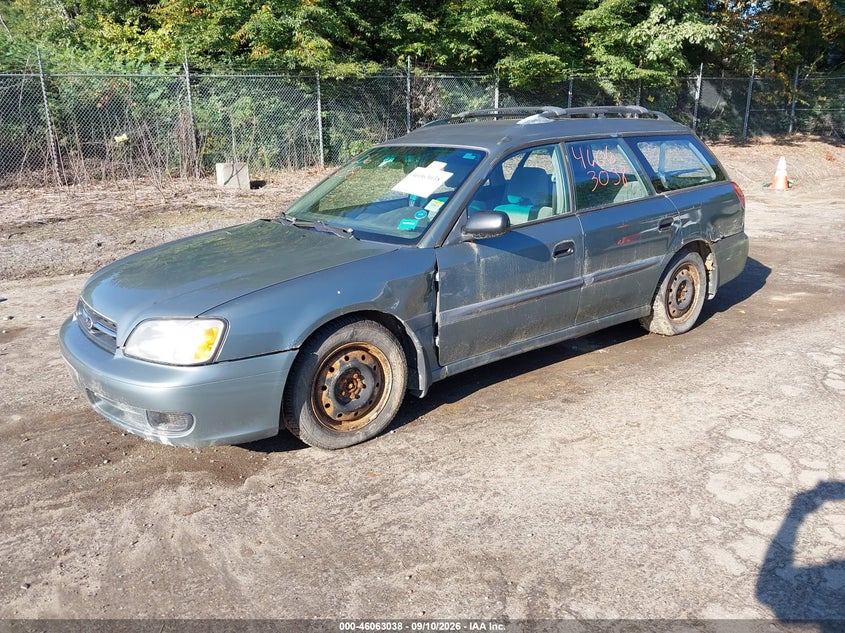 2001 Subaru Legacy, Normal Wear & Tear, IAAI, VIN 4S3BH635217301504 — photo 2