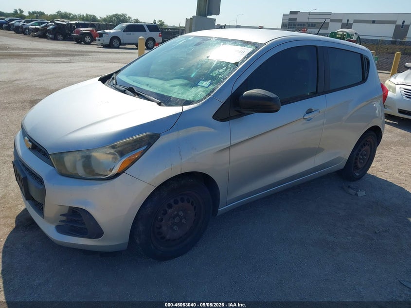 Vin: kl8cb6sa4gc543191, lot: 46562567, chevrolet spark ls cvt 20162