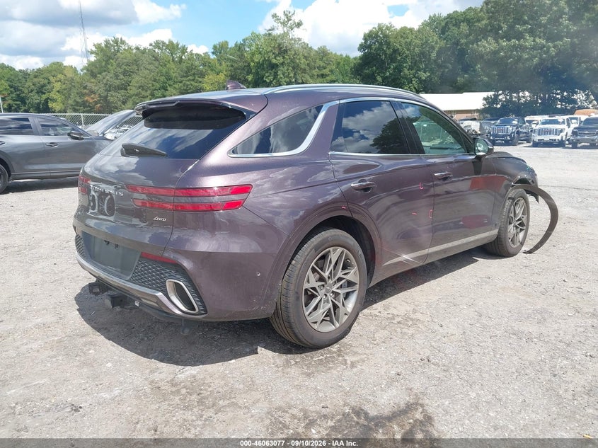 Vin: kmumadtb7pu102091, lot: 46562604, genesis gv70 2.5t awd 20234