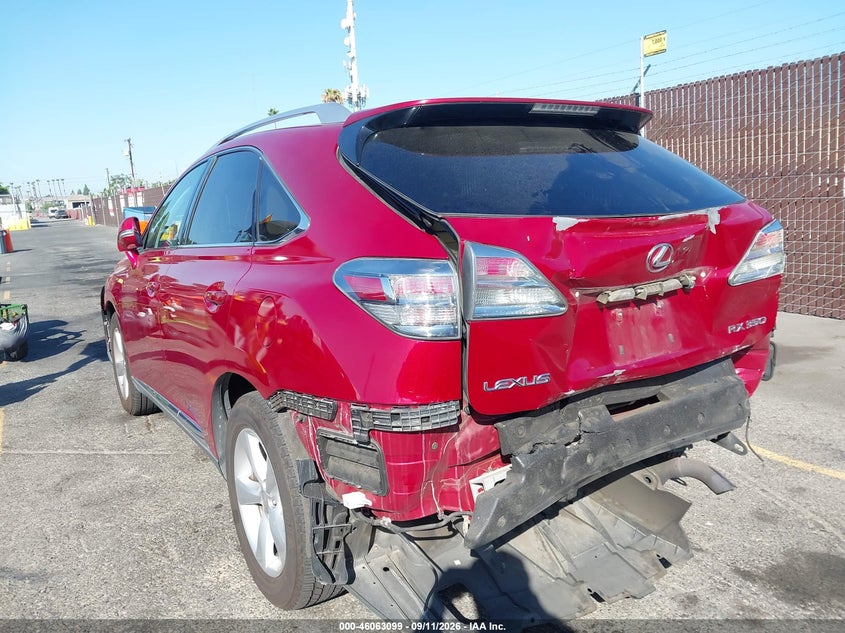 Vin: 2t2zk1ba9ac001597, lot: 46562626, lexus rx 350 20103