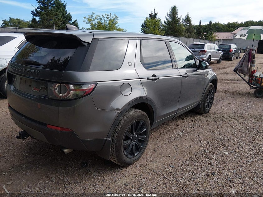 Vin: salcp2bg4hh654777, lot: 46562628, land rover discovery sport se 20174