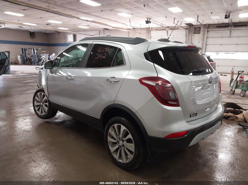 Vin: kl4cjesb8hb044196, lot: 46562669, buick encore preferred 20173