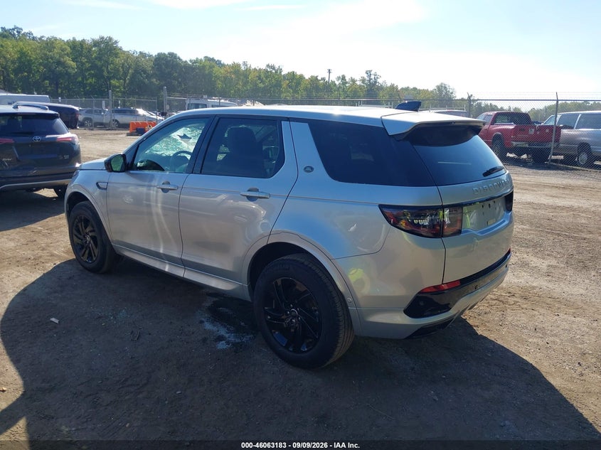 Vin: salcj2fx3sh356823, lot: 46562710, land rover discovery sport s 20253