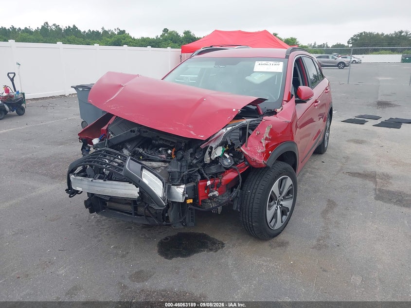 Vin: kndcc3lc0h5038175, lot: 46562716, kia niro ex 20172
