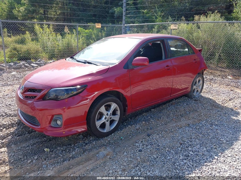 Vin: 2t1bu4ee3bc570415, lot: 46562729, toyota corolla s 20112