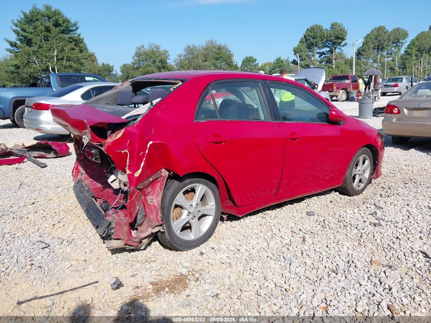 Vin: 2t1bu4ee3bc570415, lot: 46562729, toyota corolla s 20114