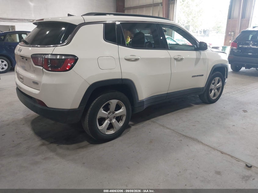 Vin: 3c4njdbb3jt398690, lot: 46562733, jeep compass latitude 4x4 20184