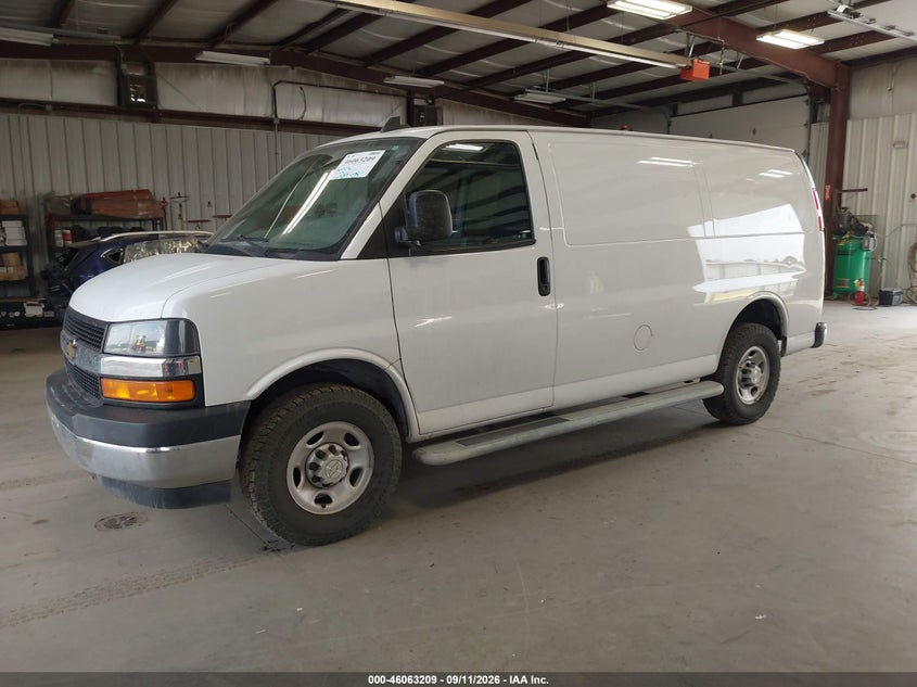 Vin: 1gcwgaf70m1262021, lot: 46562736, chevrolet express cargo rwd 2500 regular wheelbase wt 20212