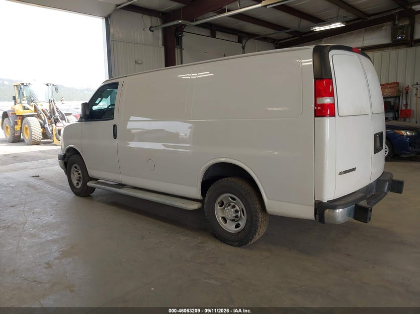 Vin: 1gcwgaf70m1262021, lot: 46562736, chevrolet express cargo rwd 2500 regular wheelbase wt 20213