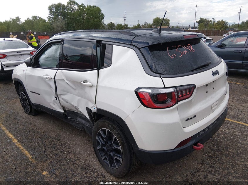Vin: 3c4njddb8kt748149, lot: 46562774, jeep compass trailhawk 4x4 20193