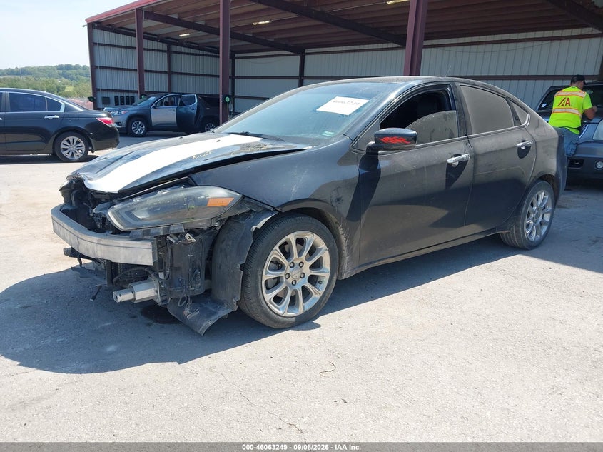 Vin: 1c3cdfch2dd143623, lot: 46562776, dodge dart limited 20132