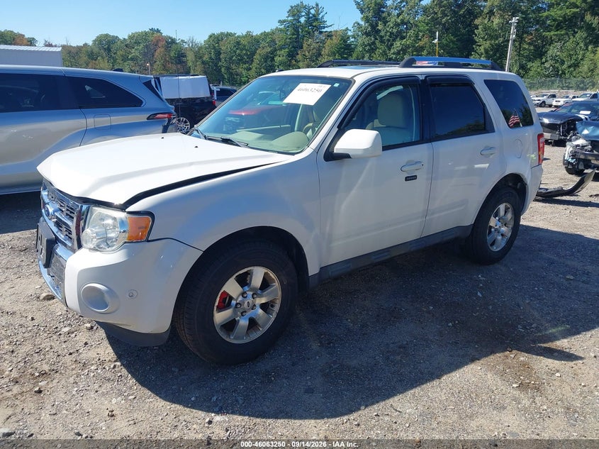 Vin: 1fmcu9eg2ckb37702, lot: 46562777, ford escape limited 20122