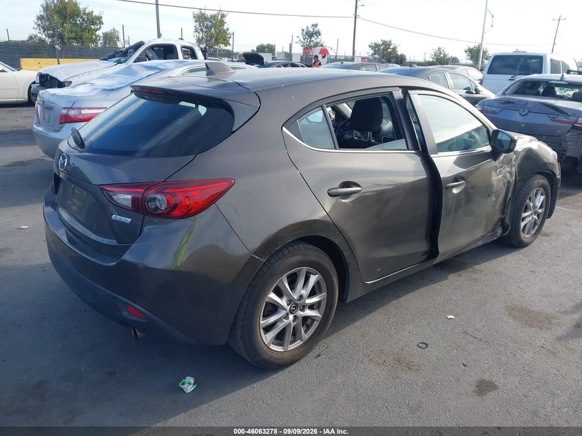 Vin: jm1bm1l73f1246605, lot: 46562805, mazda mazda3 i touring 20154