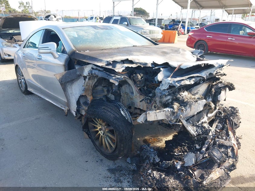 2016 Mercedes-Benz Cls 550, Пожар (мотор), IAAI, VIN WDDLJ7DB7GA166749
