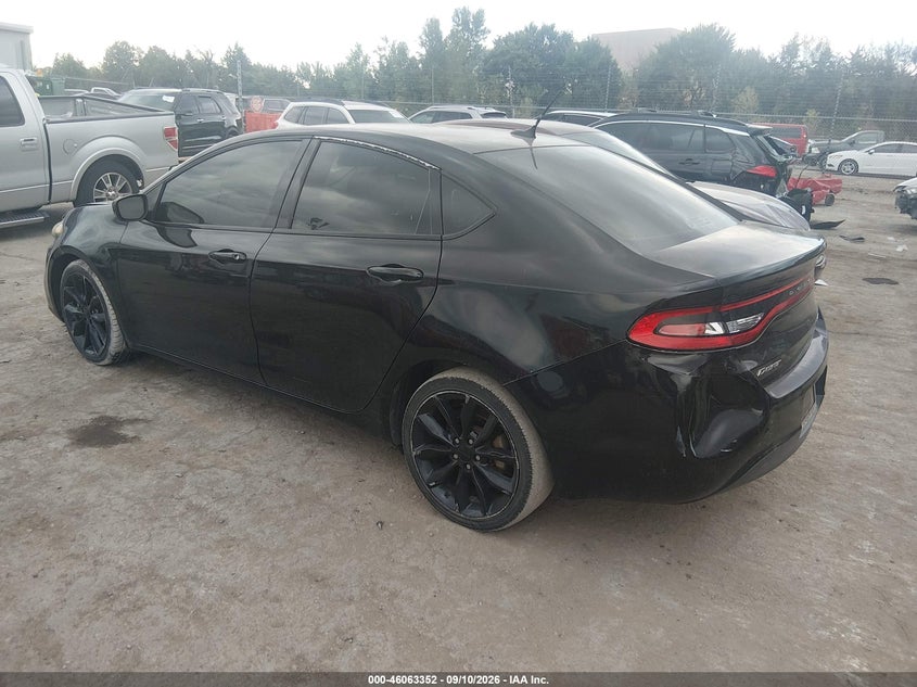 Vin: 1c3cdfbb2fd373887, lot: 46562879, dodge dart sxt 20153