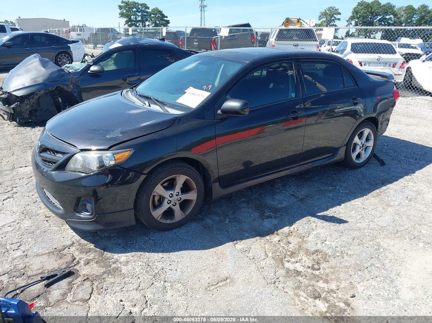Vin: 2t1bu4ee2bc739341, lot: 46562905, toyota corolla s 20112
