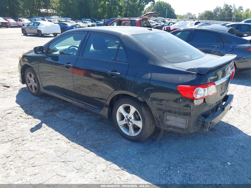Vin: 2t1bu4ee2bc739341, lot: 46562905, toyota corolla s 20113