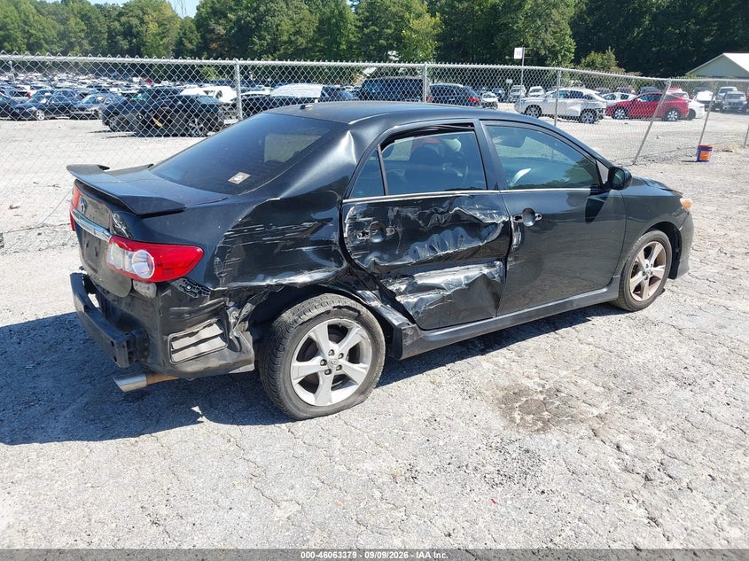 Vin: 2t1bu4ee2bc739341, lot: 46562905, toyota corolla s 20114