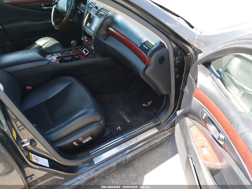 LEXUS LS 460 2007 VIN JTHGL46F575009703