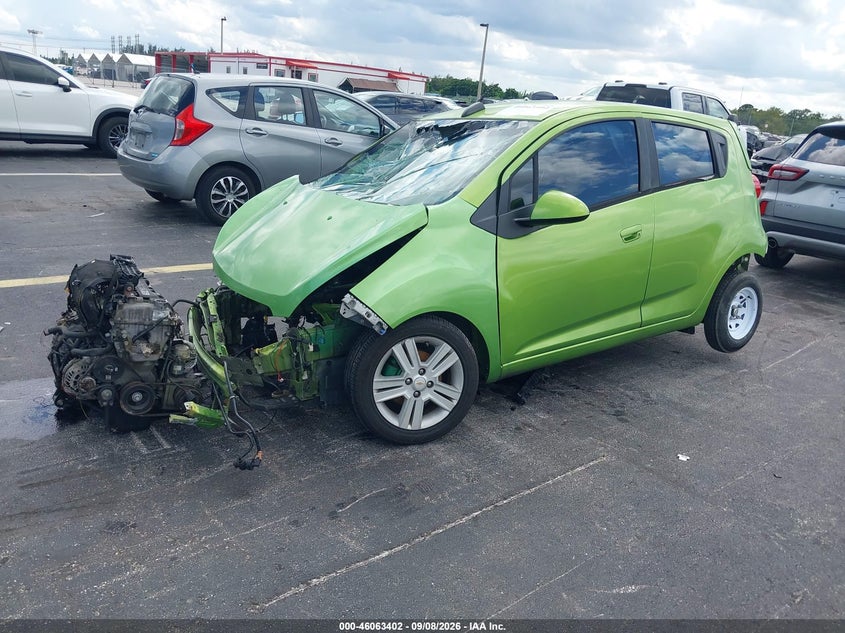 Vin: kl8cb6s95fc789381, lot: 46562929, chevrolet spark ls cvt 20152