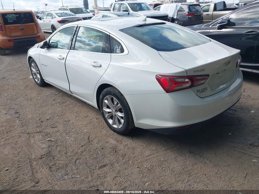 Vin: 1g1zd5st4kf113121, lot: 46562936, chevrolet malibu lt 20193