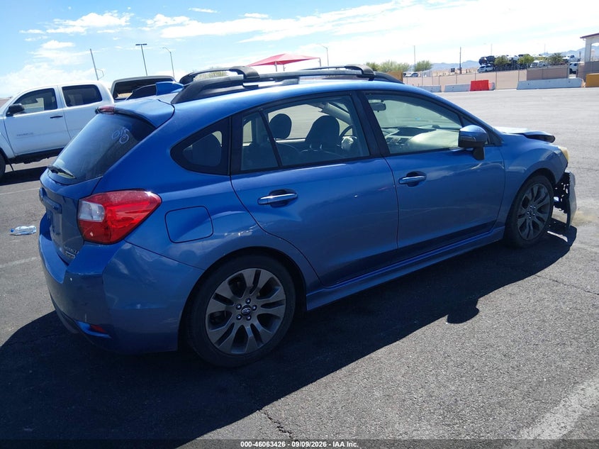 Vin: jf1gpay67g8289162, lot: 46562953, subaru impreza wagon 2.0i sport limited 20164