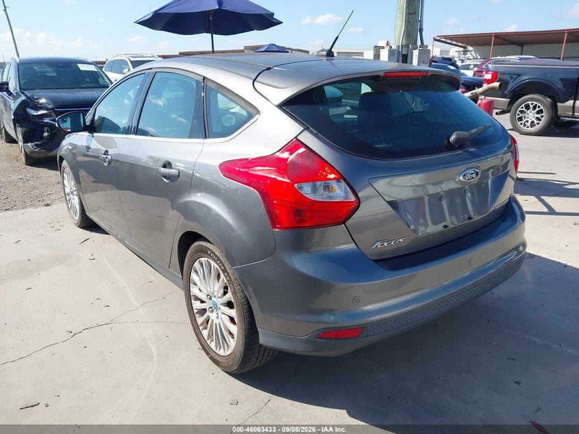 Vin: 1fahp3n21cl352409, lot: 46562960, ford focus titanium 20123
