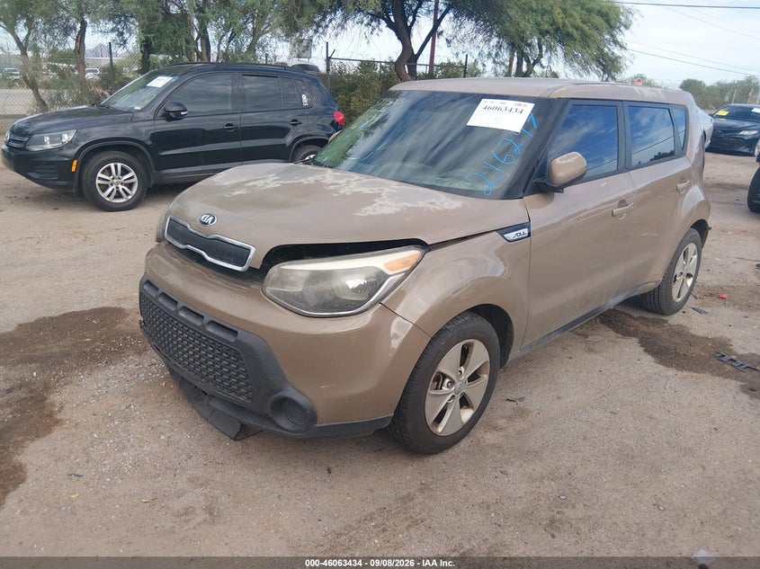 Vin: kndjn2a27f7216297, lot: 46562961, kia soul 20152