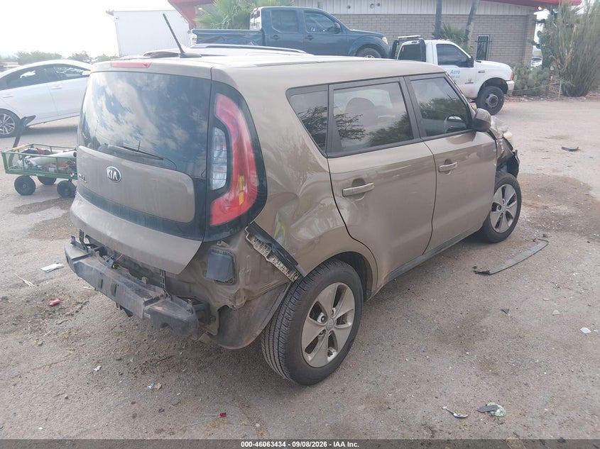 Vin: kndjn2a27f7216297, lot: 46562961, kia soul 20154