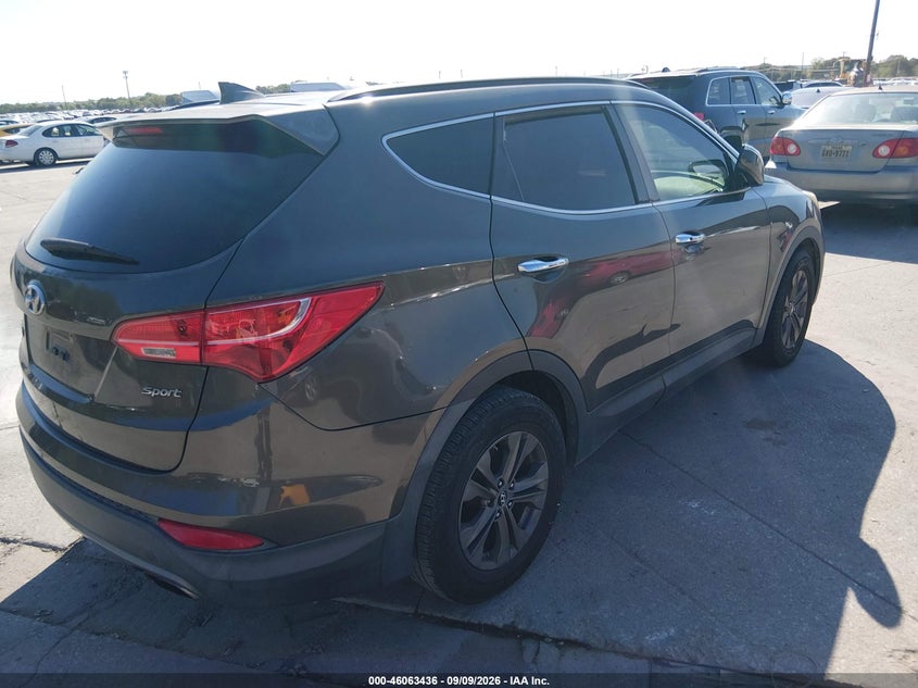 Vin: 5xyzu3lb5dg006628, lot: 46562963, hyundai santa fe sport 20134