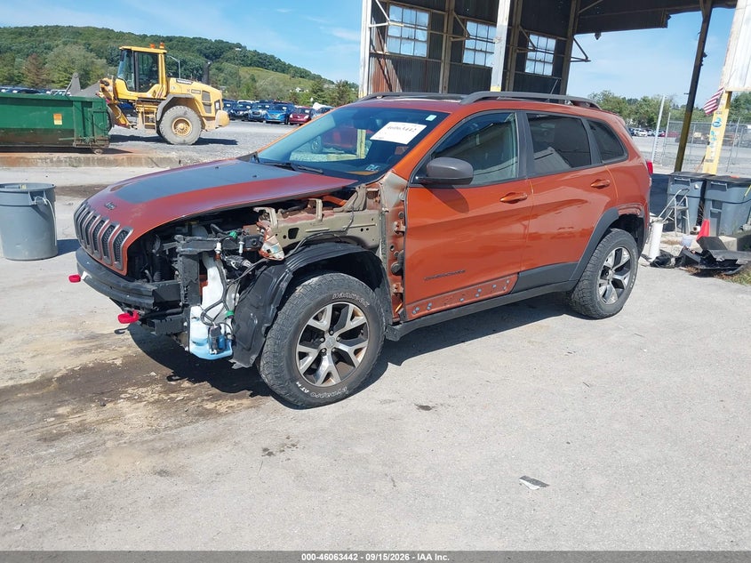Vin: 1c4pjmbs9fw523122, lot: 46562969, jeep cherokee trailhawk 20152