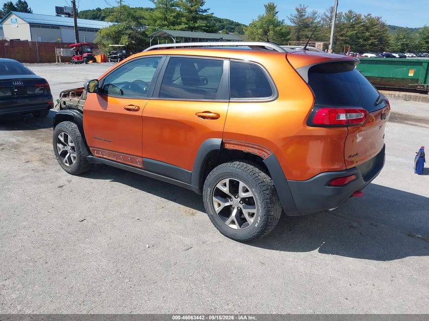 Vin: 1c4pjmbs9fw523122, lot: 46562969, jeep cherokee trailhawk 20153