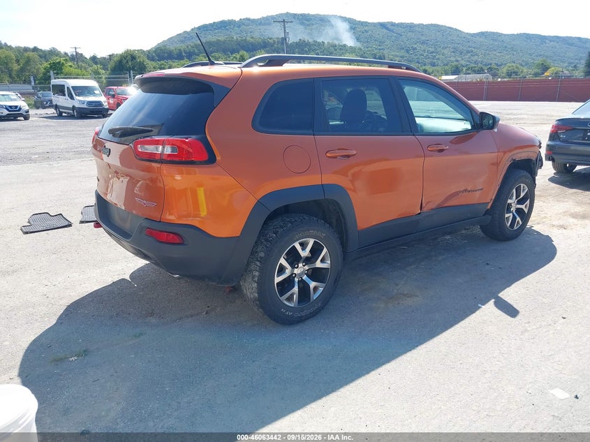 Vin: 1c4pjmbs9fw523122, lot: 46562969, jeep cherokee trailhawk 20154
