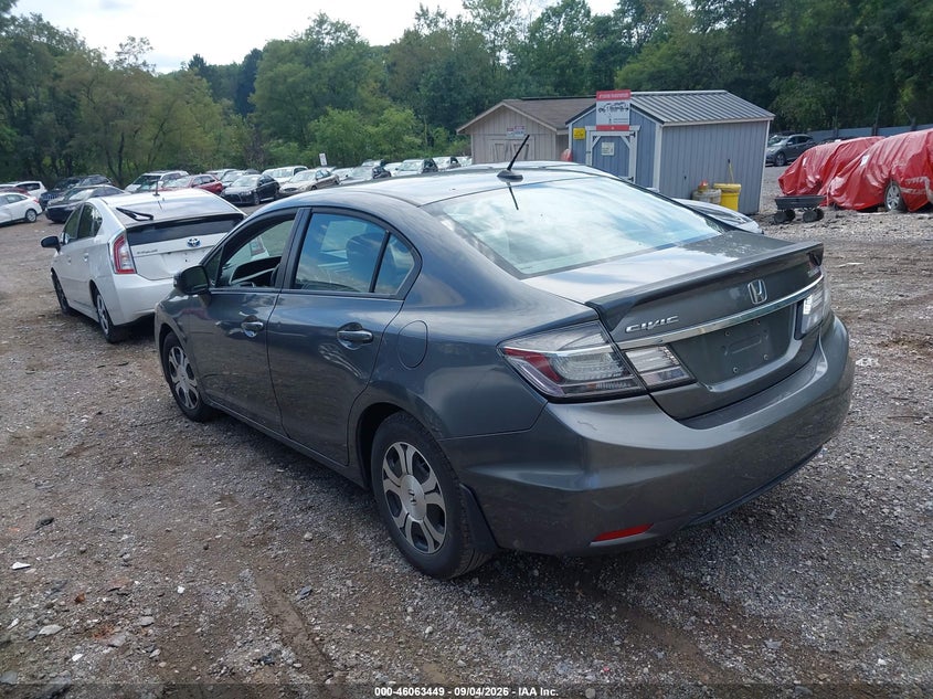 2013 HONDA CIVIC HYBRID auction photo 3