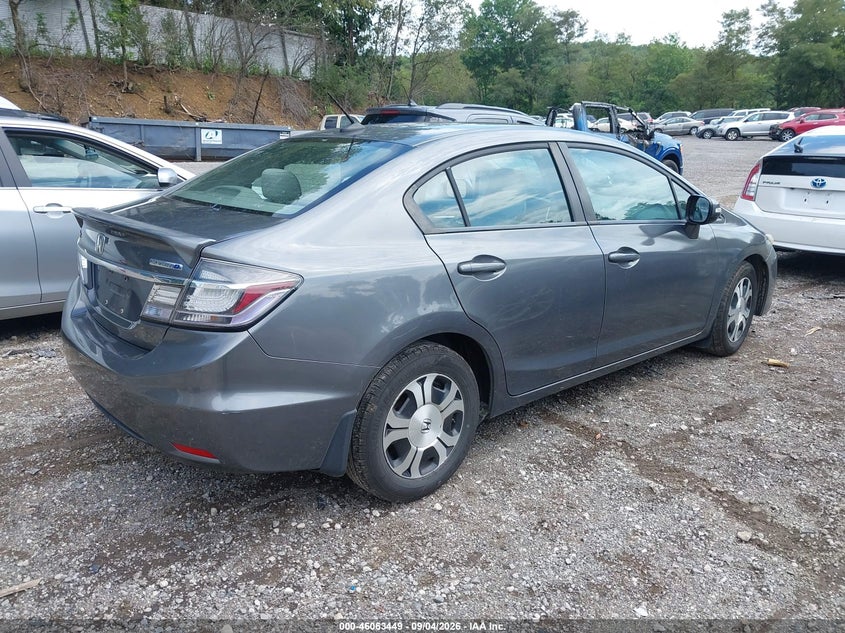 2013 HONDA CIVIC HYBRID auction photo 4