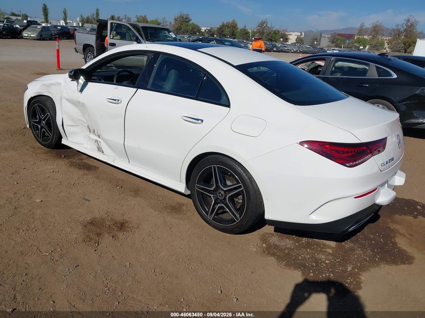 Vin: w1k5j4hb9pn416678, lot: 46562977, mercedes-benz cla 250 coupe 4matic 20233