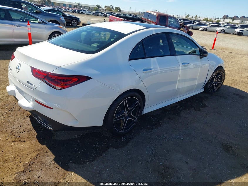 Vin: w1k5j4hb9pn416678, lot: 46562977, mercedes-benz cla 250 coupe 4matic 20234