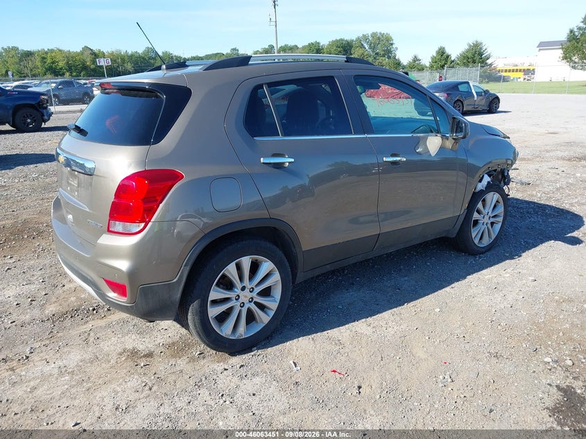 Vin: kl7cjrsb2lb336610, lot: 46562978, chevrolet trax awd premier 20204