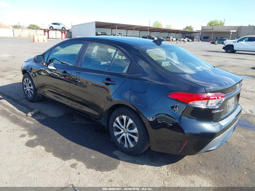 Vin: jtdebrbe5lj028307, lot: 46562988, toyota corolla hybrid le 20203