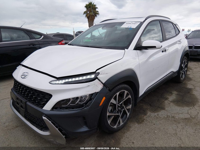 Vin: km8k5ca32pu953974, lot: 46563034, hyundai kona limited 20232