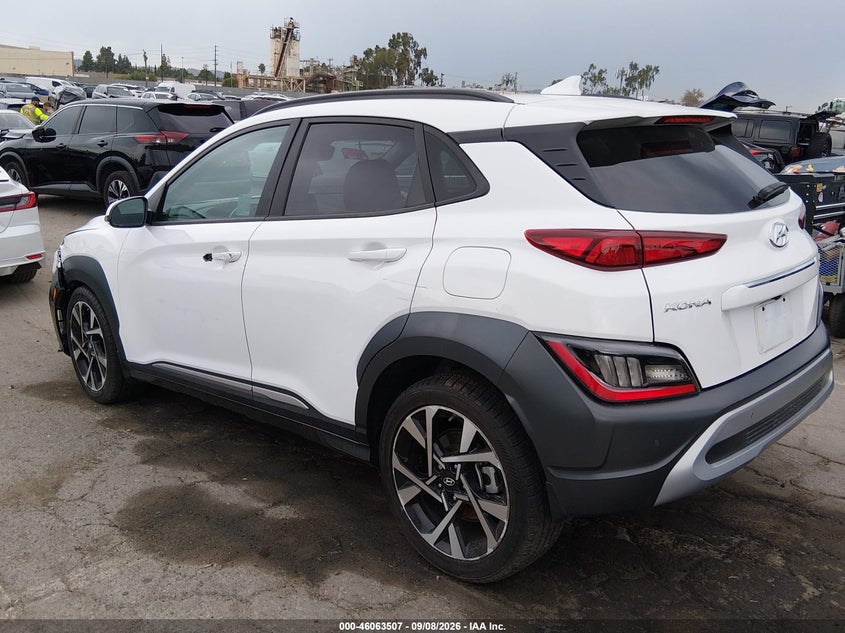 Vin: km8k5ca32pu953974, lot: 46563034, hyundai kona limited 20233