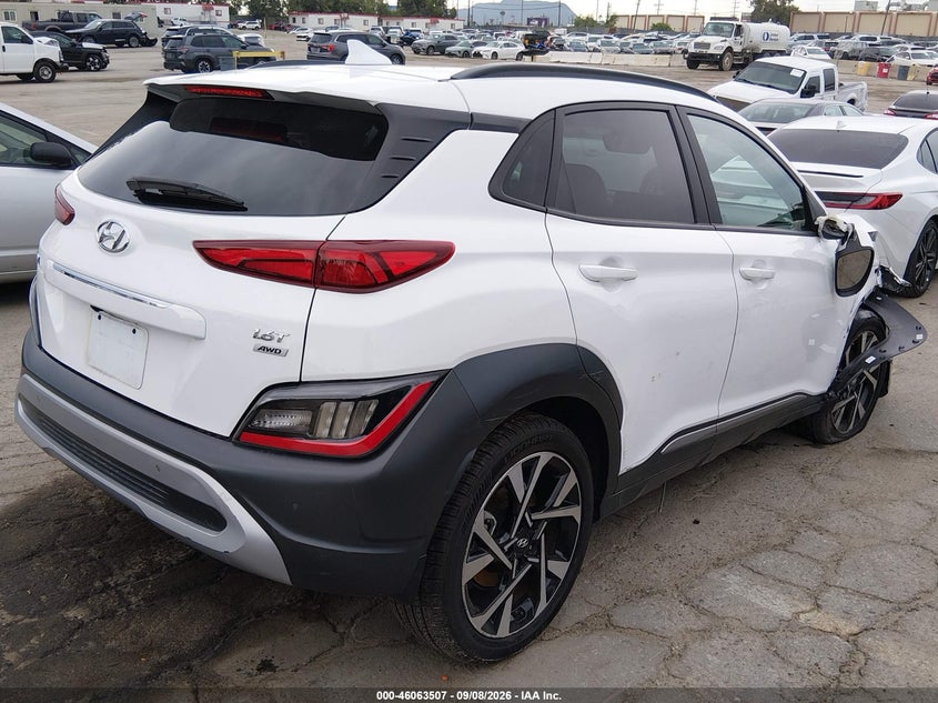 Vin: km8k5ca32pu953974, lot: 46563034, hyundai kona limited 20234
